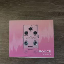 MOOER Autuner Vocal Effects Processor Voice Pedal Pitch Correction Reverb Delay Guitar Vocal Stompbox Microphone Amplifier for Guitarist Recording Liv