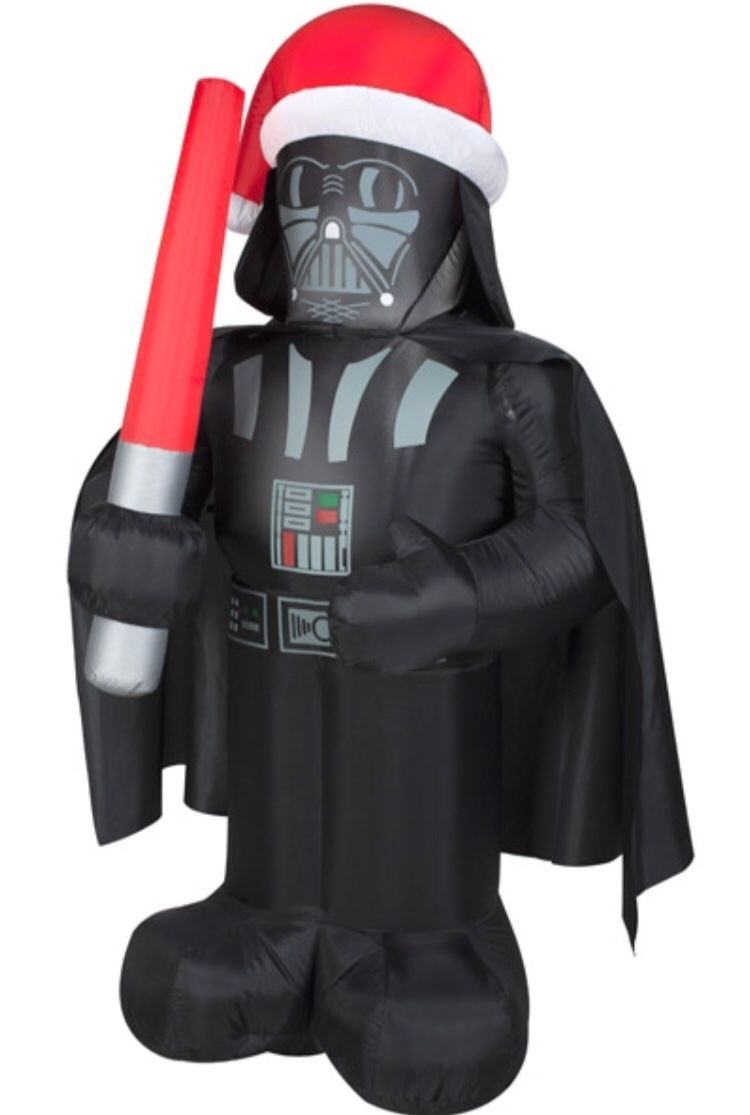 Star Wars Darth Vader 42” Christmas Airblown Inflatable Yard Decoration - EUC!