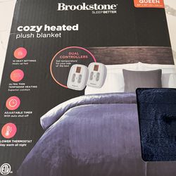 Brookstone Heated Blanket Queen 