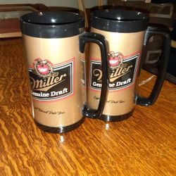 2 Thermo Serv Insulated MGD Mugs