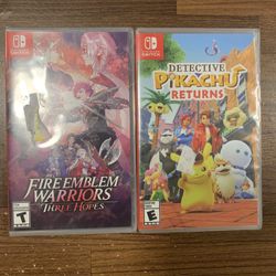 Switch Strategy Bundle - Fire Emblem Warriors + Detective Pikachu (Sealed)