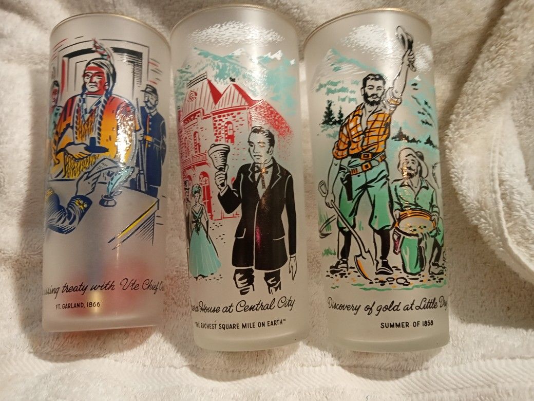 Vintage Colorado Ice Tea Glasses