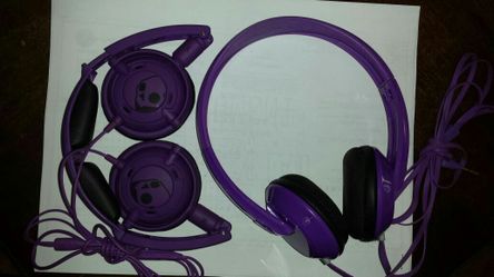 Purple skullcandy Headphones