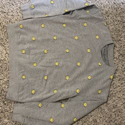Grey sweater Smiley