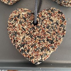Heart Bird Seed Suet Ornament Bird Feeder