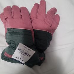 Girls snow gloves 4-7