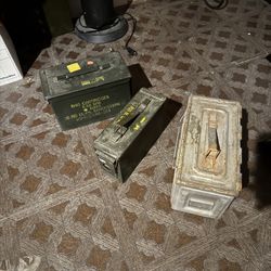 Metal Ammo Boxes (3)