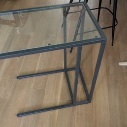 Ikea Metal Glass Side Table