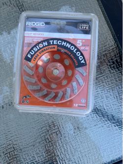 5” ridged grinding disc