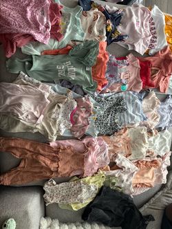 Baby girl sleepers newborn 0-3 months