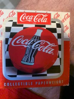 Coca Cola paperweight
