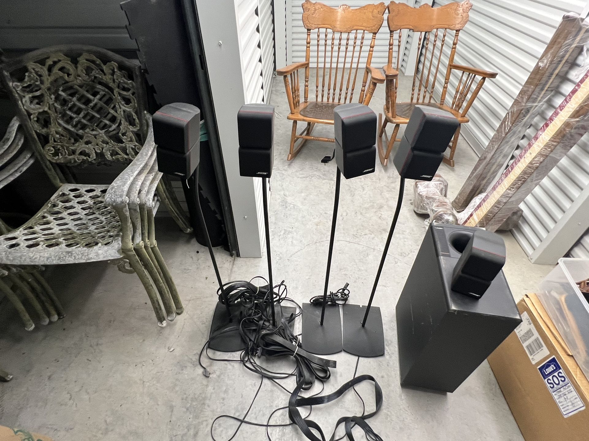 Bose Speakers, Sony DVD Player, Sony Audio/Video Control, Sony Compact Disc Player (Holds 200), Cables Included