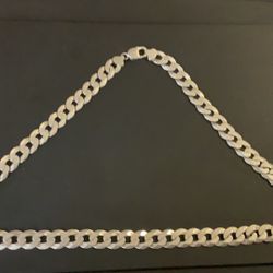 Silver Men’s Necklace 24”