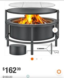 Rotating fire pit New In Box X $80