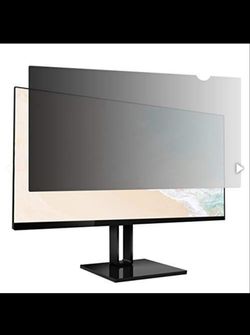 Privacy Screen Filter for 24 inch Widescreen Monitor, Anti Glare & Blue Light
