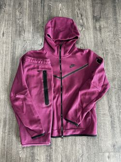 Rare Maroon Nike Tech Track Suit 
