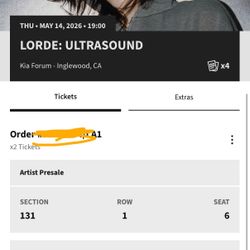Lorde At Forum - May 14