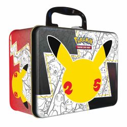 Pokemon Celebrations 25th Anniversary Collectors Chest Lunch Box