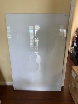 Frameless Glass  Dry-Erase Whiteboard