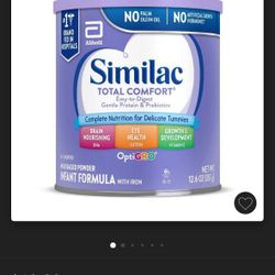 Similac Total Comfort Formula 