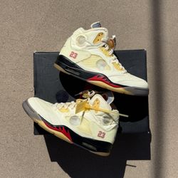 Air Jordan x Off White “Sail” 5