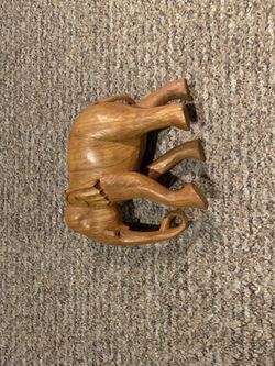 Wood Carved Elephant