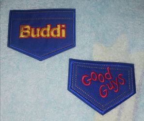 2pc iron on patches