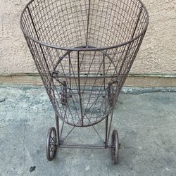 Vintage Laundry Basket 
