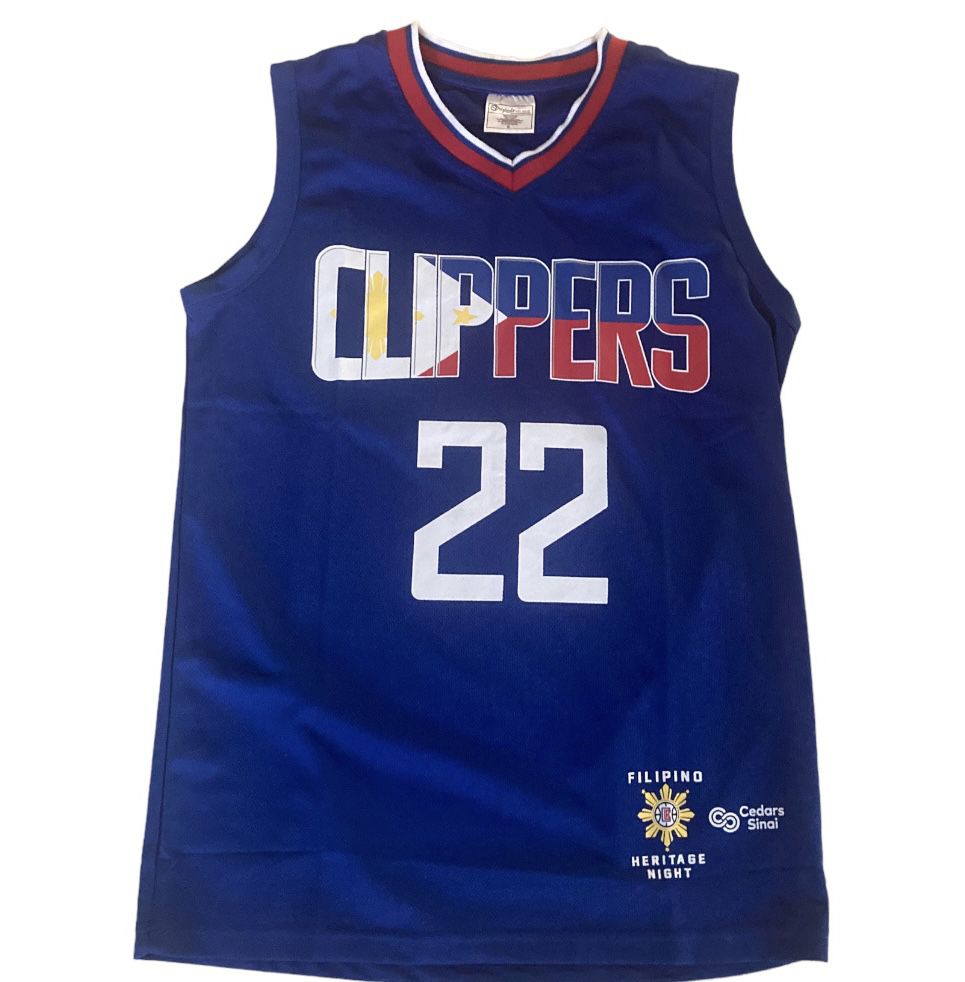 Los Angeles Clippers Filipino Flag Heritage Night Jersey Size XL