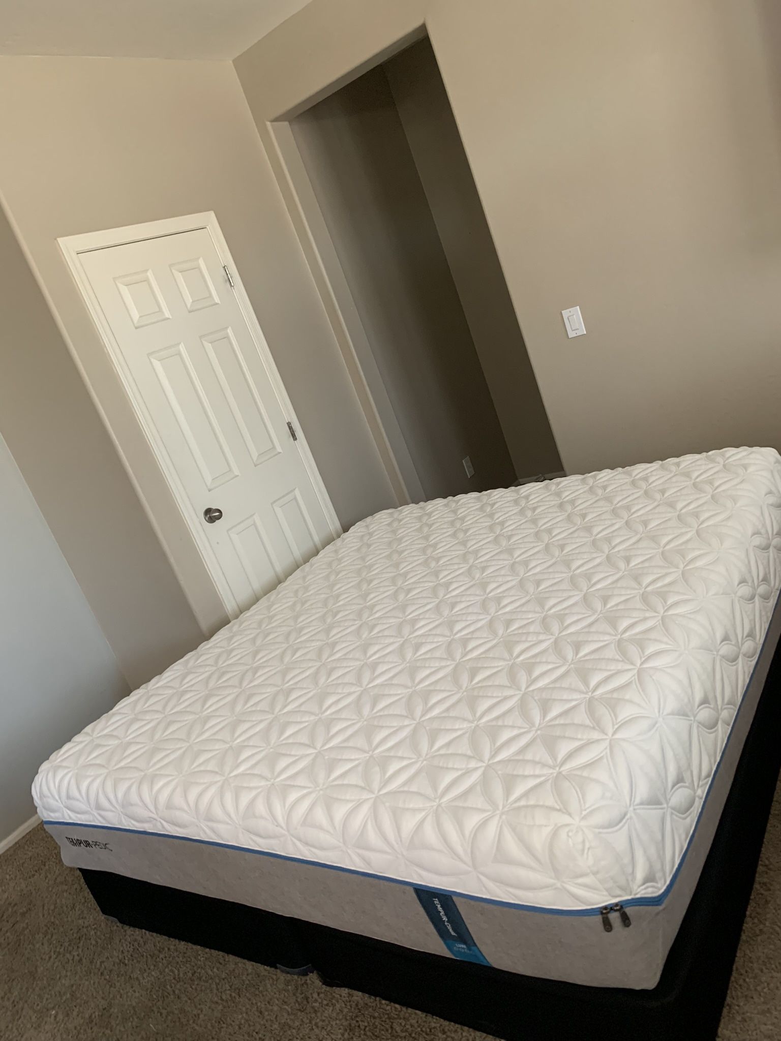 KING TEMPUREPEDIC MATTRESS AND FREE BOX SPRINGS 