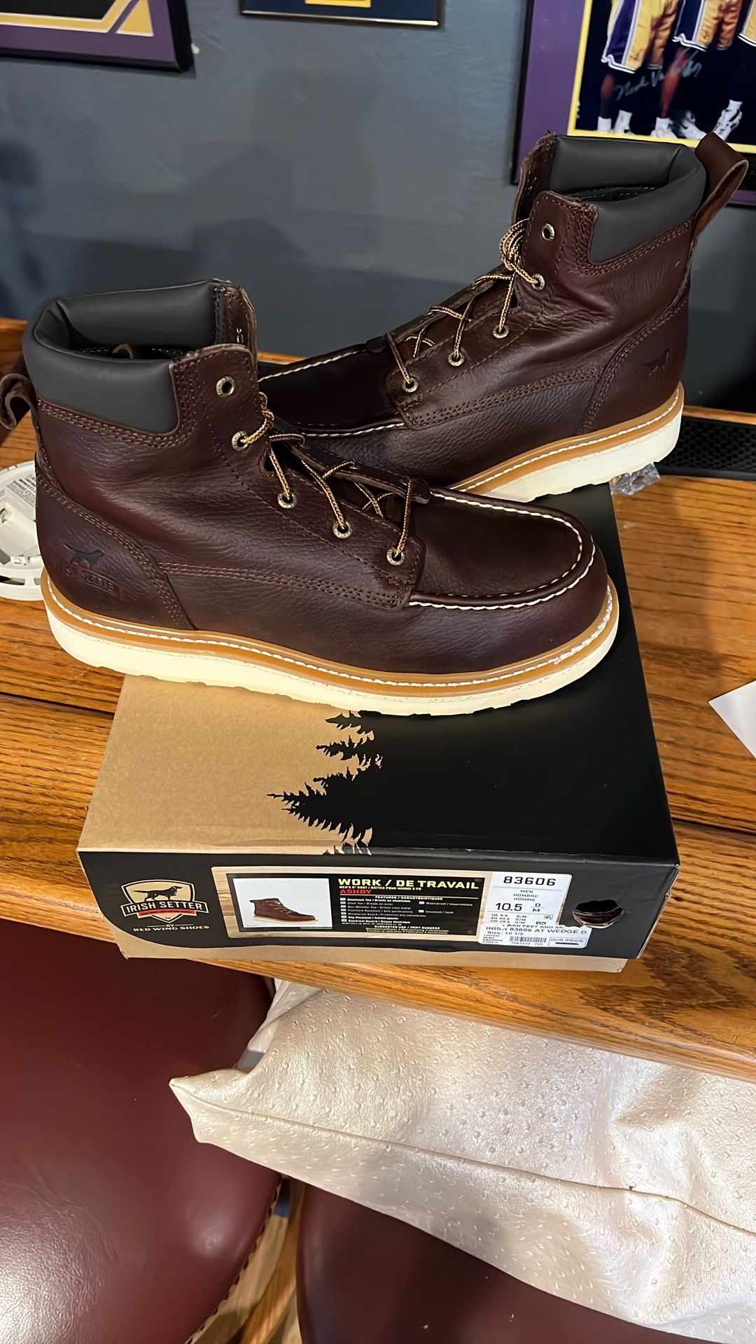 Steel Toe Irish Setter Work Boots By Red Wing