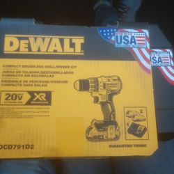 Dewalt Drill Two Bat Unopened In Box Retail $220