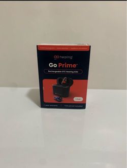 New Go Hearing Go Prime Rechargeable OTC Hearing Aids