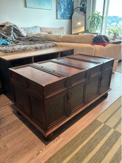 Rustic Styled Wooden Hutch