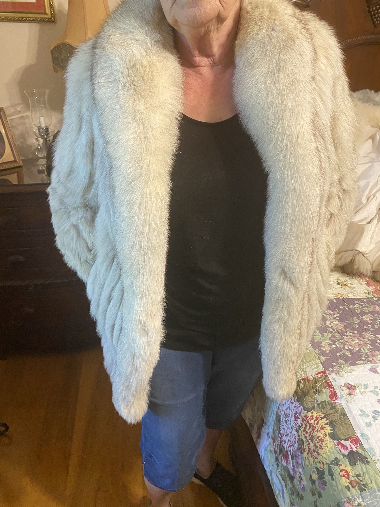 Fox Luxury Fur Coat By Saga Fox