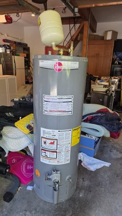 Rheem Professional 50-Gal Natural Gas Water Heater with Expansion Tank