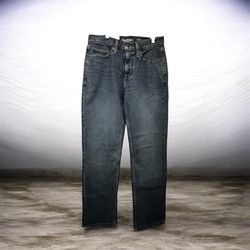 Goodfellow & Co men's straight-fit denim jeans in a medium-dark NWT