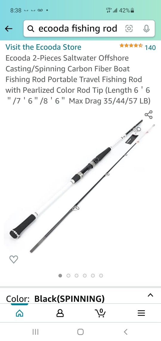 FISHING ROD "ECOODA 2 ETHB II 762C"