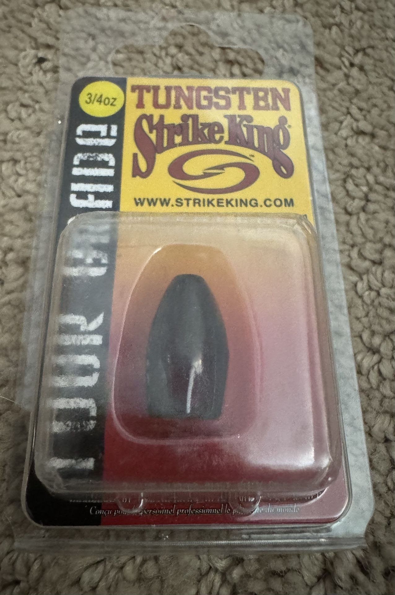 Strikeking TGTW34-10 Tungsten Tour Grade Weights 3/4oz 1CT Color Black