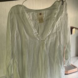 NWT Small Pascal CP Shades // Made In USA Linen Shirt