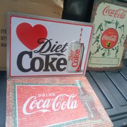 Coca-Cola or Pepsi Metal Signs!