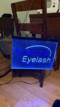 Neon LED Eyebrow Eyelash Sign