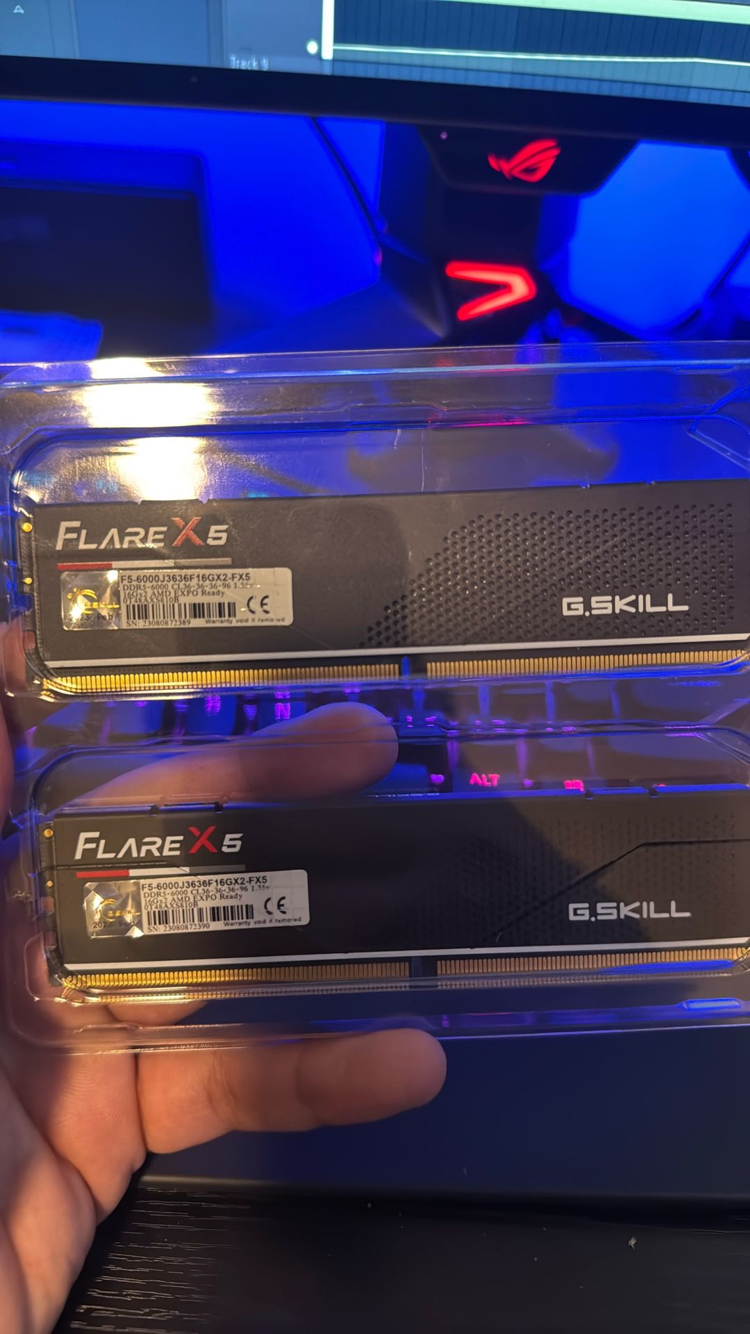 DDR5 RAM 16GBX 2 (32GB)— CL36/6000
