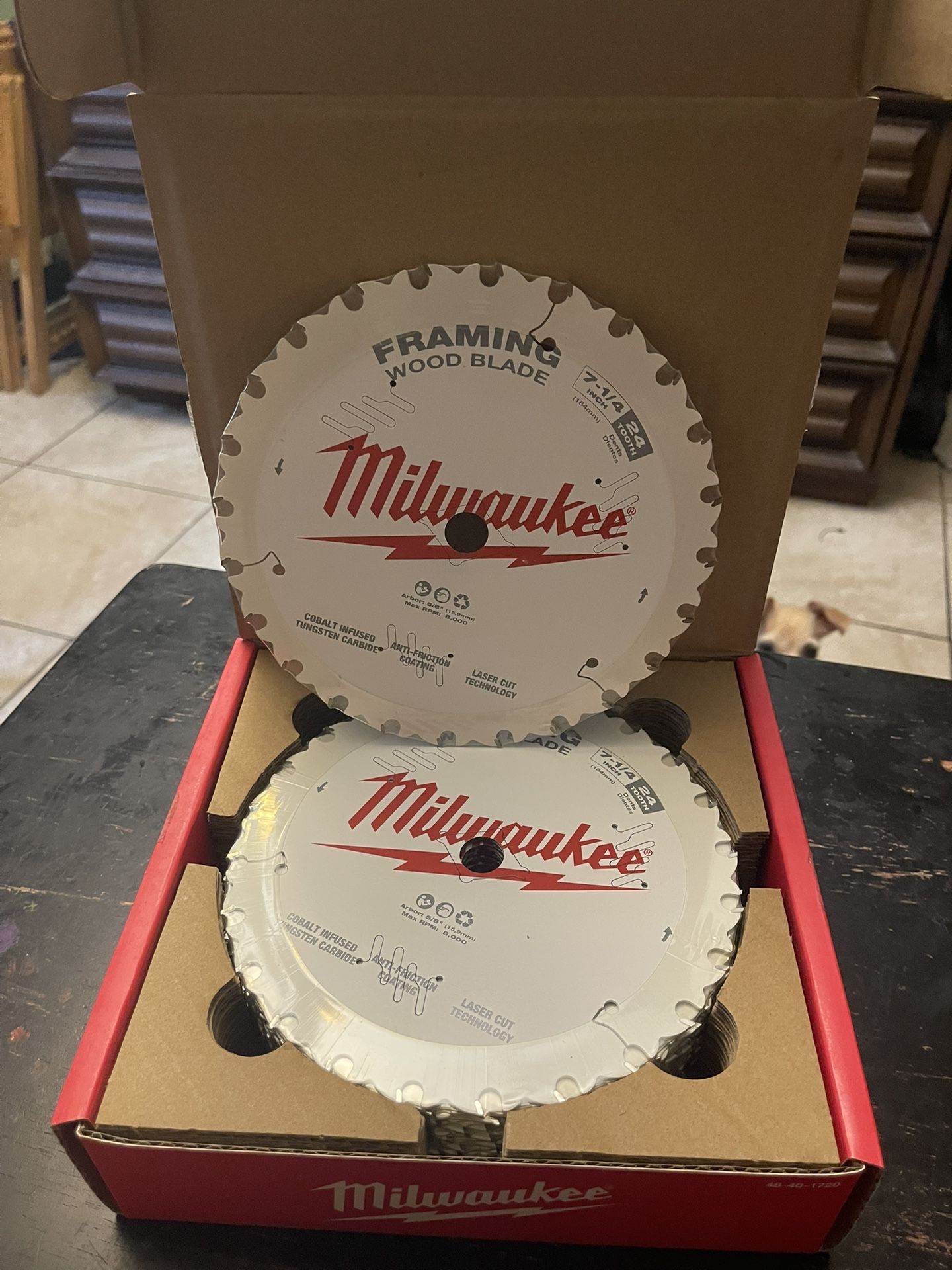 Milwaukee 48-40-1720 7-1/4" 24T Framing Circular Saw Blade Contractor Pack -25PK