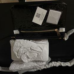 Black Coach Leather Bag 