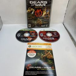 Gears of War Triple Pack (Microsoft Xbox 360, 2011) CIB Tested Authentic