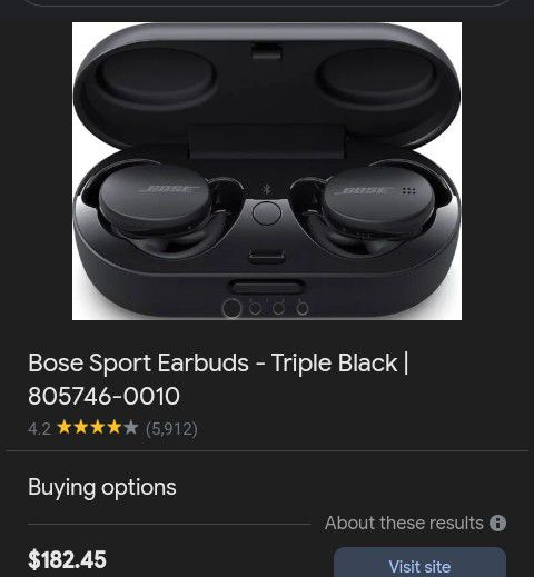 Bose Earbuds Sport 