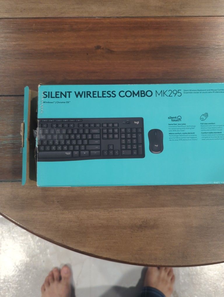 Silent Wireless Keyboard And Mouse