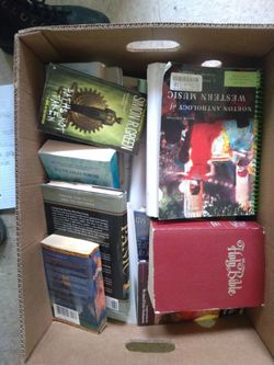 2 boxes of books