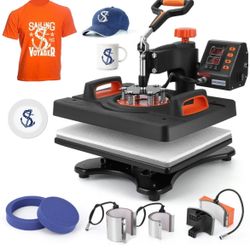 T Shirt Heat Press Machine : Design Clothing, Hats, Plates, Cups & More!